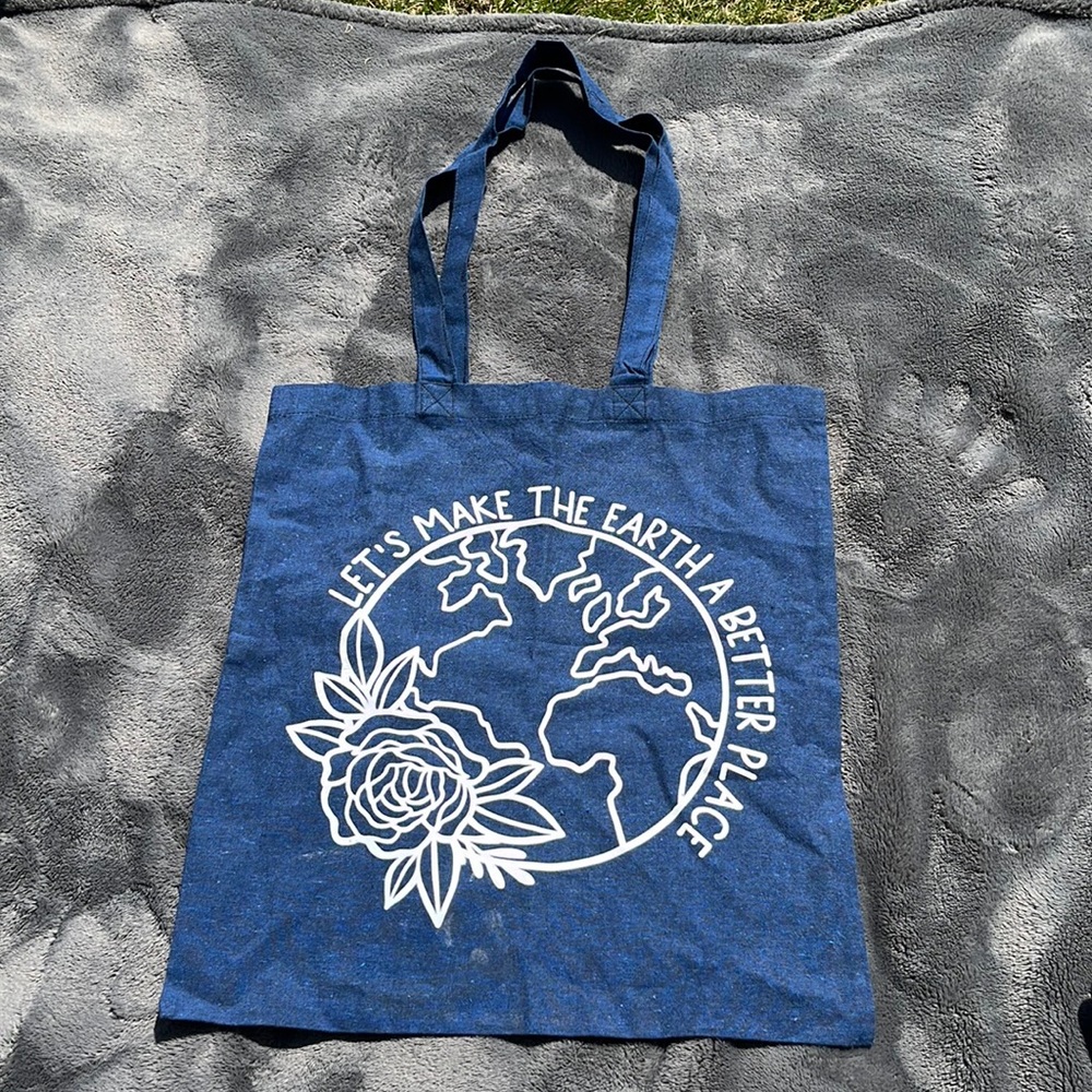 let’s make the world a better place - tote bag - Picture 1 of 1